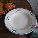 Deep plate KG Lunéville bluebell model