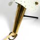 Pair of Mid Century Modern metal brass table and wall lamps by Ernest Igl