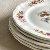 5 dessert plates Orchies Moulin des Loups