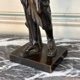 Diane de Gabies, black patinated bronze after the antique
