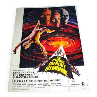 Original science fiction cinema poster "The Lighthouse at the End of the World" 1971 Kirk Douglas 120x160 cm