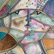 Original lithograph by Bona, 1990, printed by Michel Cassé.