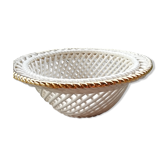 Braided ceramic basket