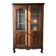 Authentic brown wooden library
