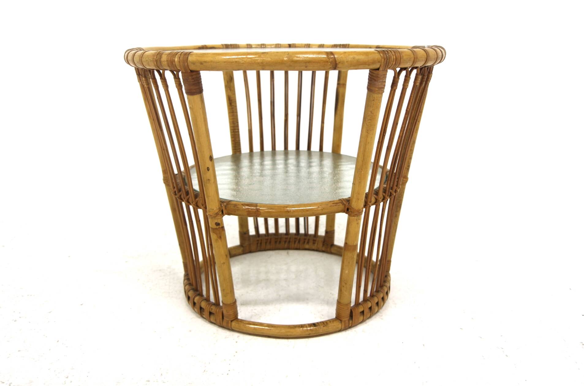 Scandinavian rattan coffee table, Sweden, 1970
