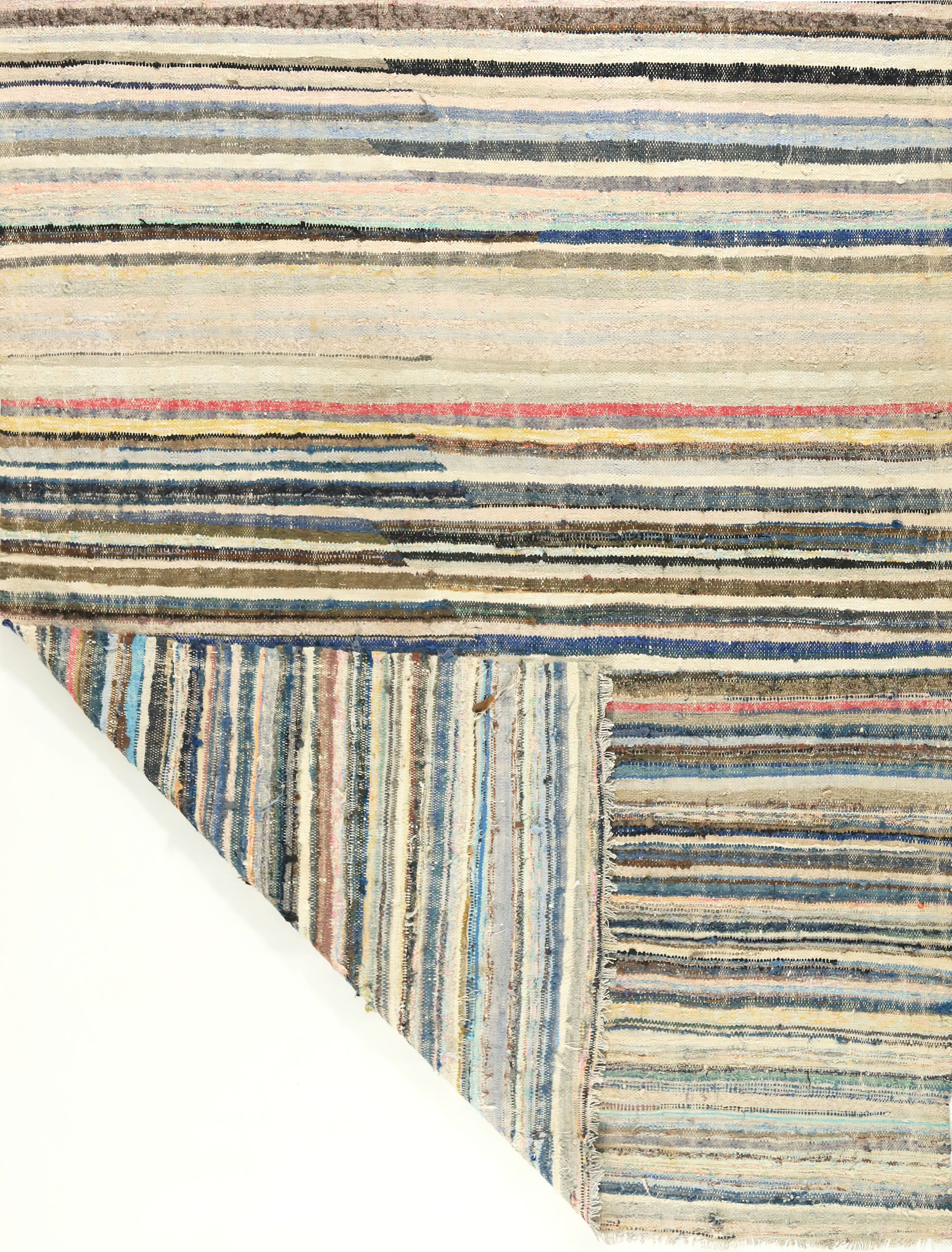 Anatolian handmade kilim rug 230 cm x 177 cm