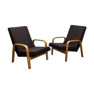 Pair of A.R.P. armchairs published by Steiner 1950