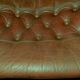 Scandinavian cantilever leather lounge chair and ottoman, 1960s