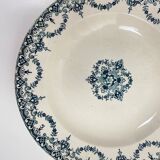 Lot of Plate, Platter, Ramier and Soup Tureen, Iron Earth, "Excelsior" service, E. Bourgeois, late 19th century