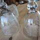 Antique blown amber bubble glass jar