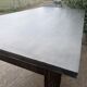 Grande table dessus zinc