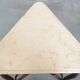 Antique Thonet design side table from the early 20th century with a natural stone top