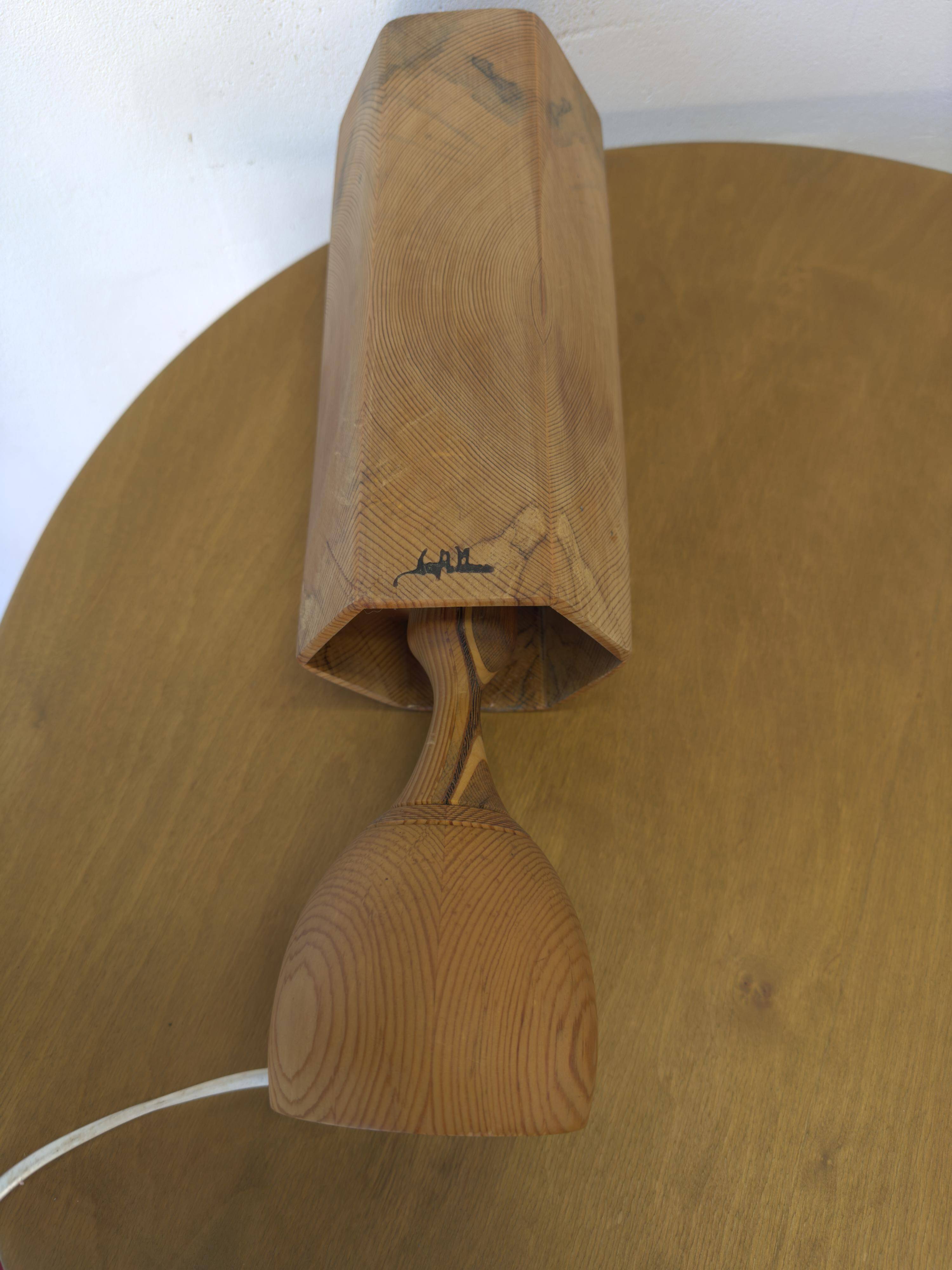 WOODEN TABLE LAMP, Leif Wikner, Persåsen.