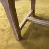 Table de ferme bois brut