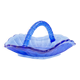 Vintage Blue Decorative Glass Bowl, Drost, Europe, 1960s