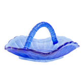 Vintage Blue Decorative Glass Bowl, Drost, Europe, 1960s