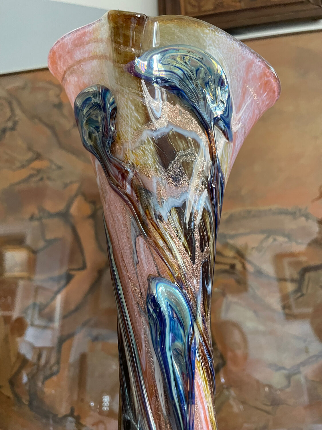 Vase signed Michèle Luzoro