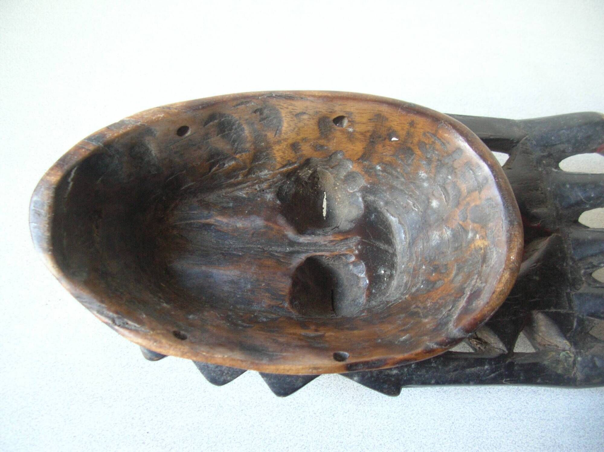 Antique African Yaouré Kokole Kwain mask Ivory Coast Ethnic art collection