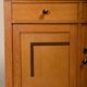 Art Deco Amsterdam School Cabinet Sideboard Oak and Marble, 1930s Netherlan