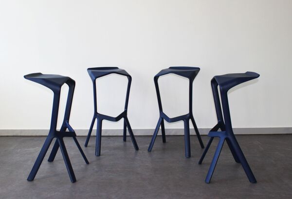 Paire de tabourets Miura par Konstantin Grcic pour Plank, Italie