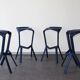 Pair of Miura stools by Konstantin Grcic for Plank, Italy