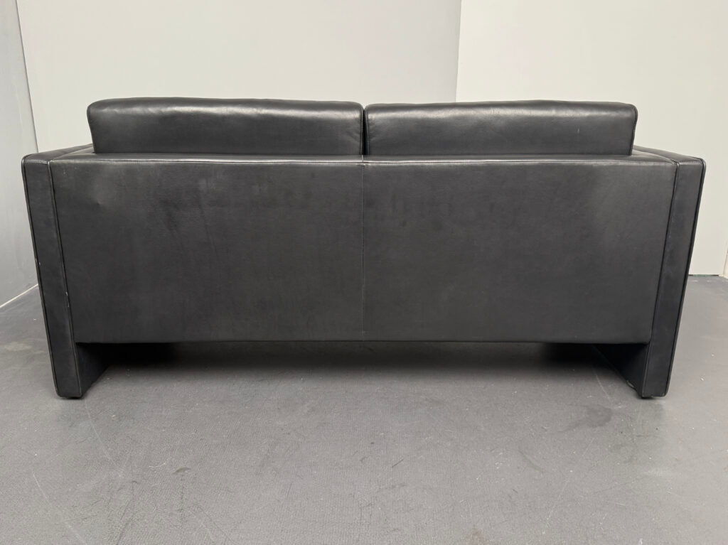 2-seater leather sofa, Studio Line 190 by Jürgen Lange for Walter Knoll, Germany, 1970s
