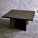 Table basse carrée massive en ardoise, années 1970. France