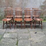 8 chaises bistrot Baumann modèle Tacoma