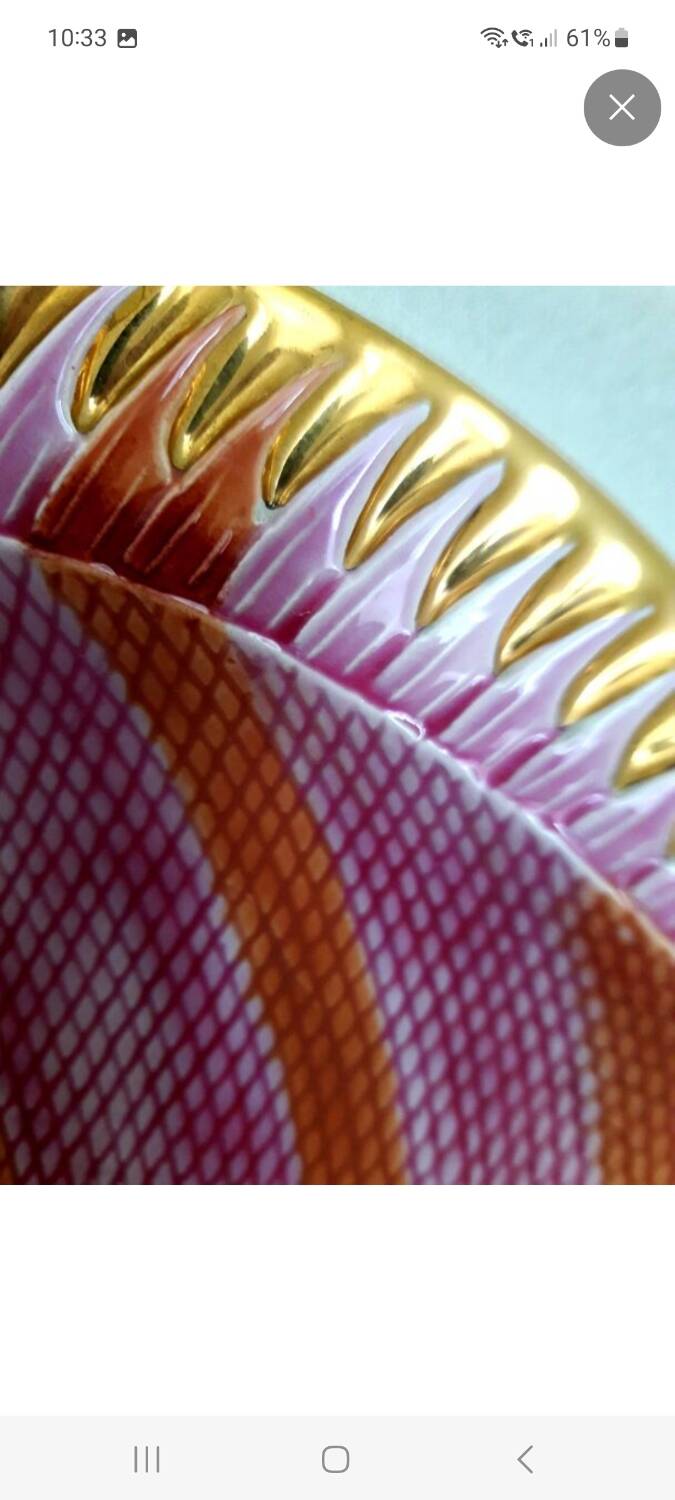 Vintage fish dessert service