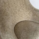 Egg chair beige mid-century