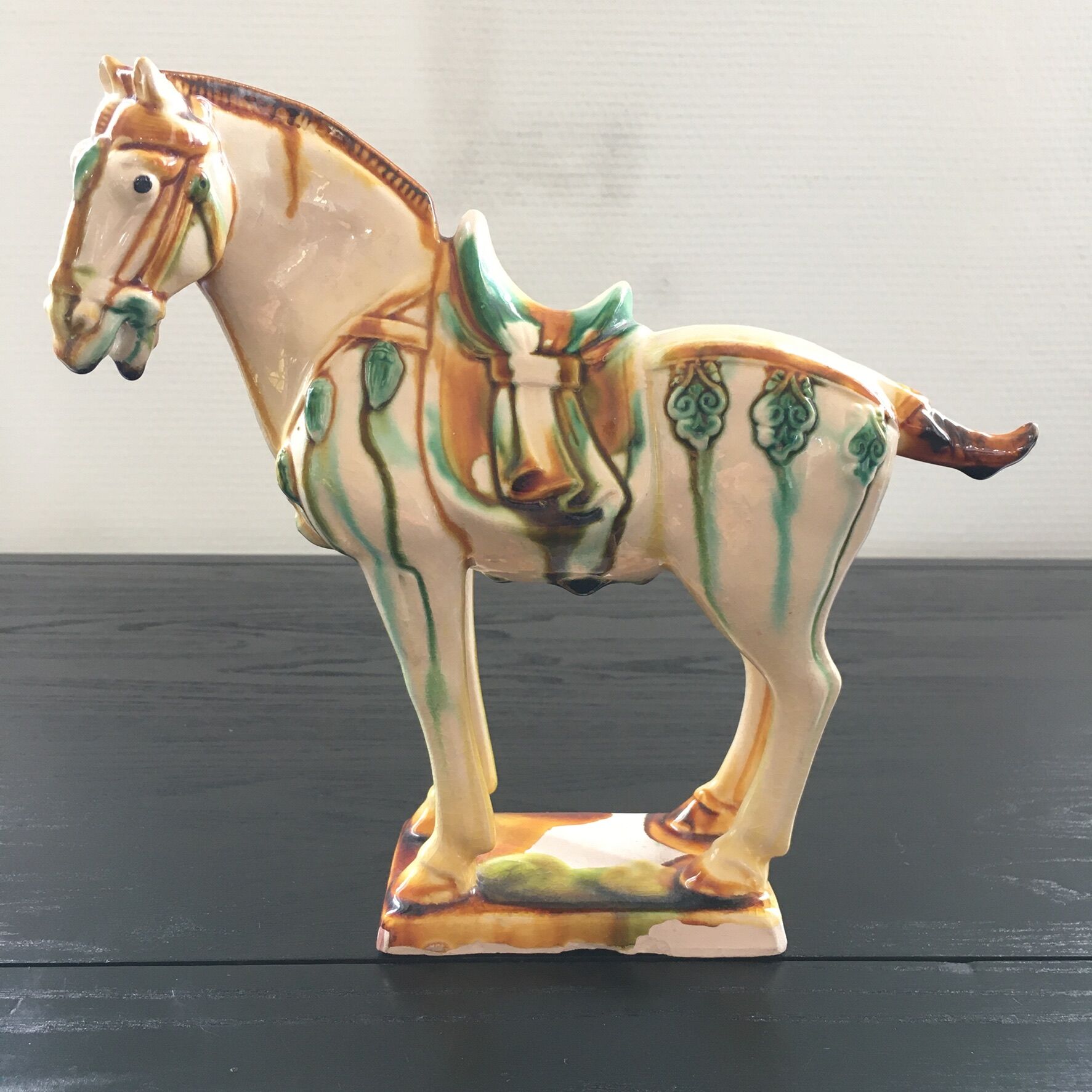 Pair of ceramic horses