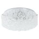 Large Murano glass ceiling light Hillebrand, Germany, 1970s.