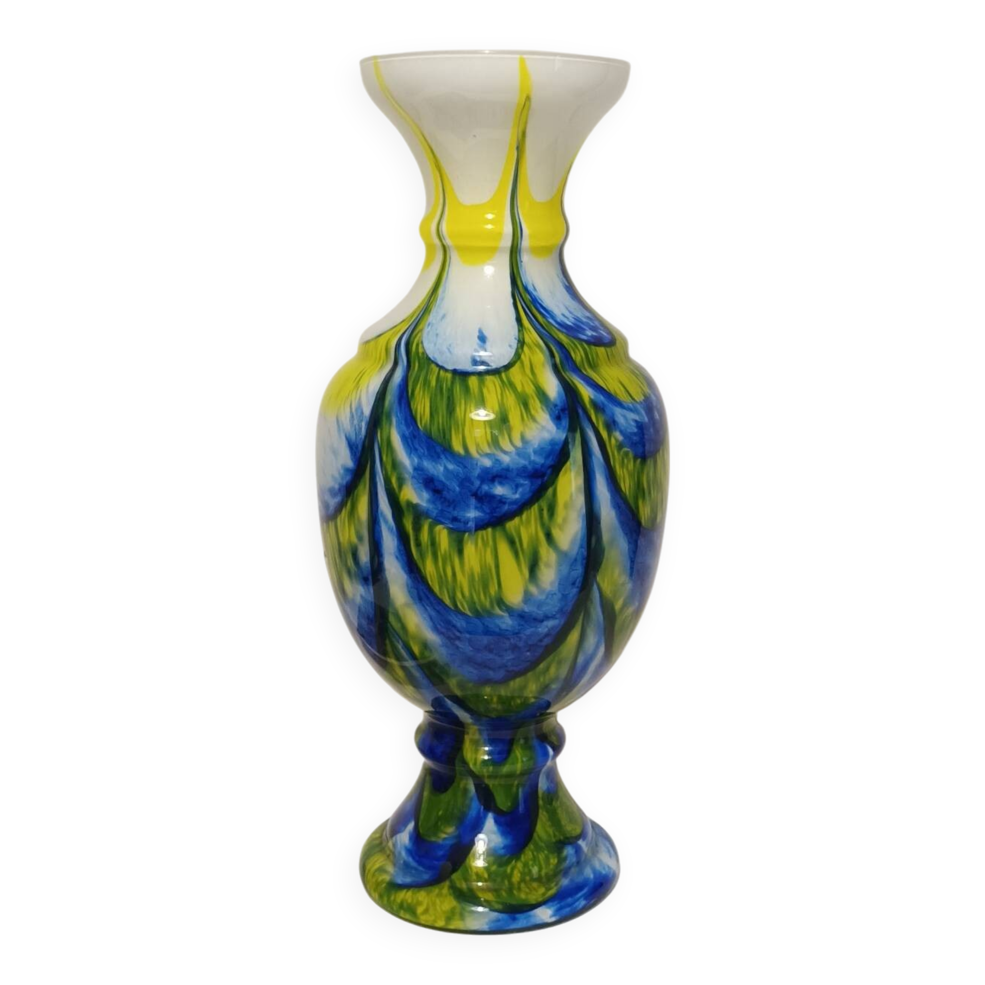 Murano glass vase Carlo Moretti vintage