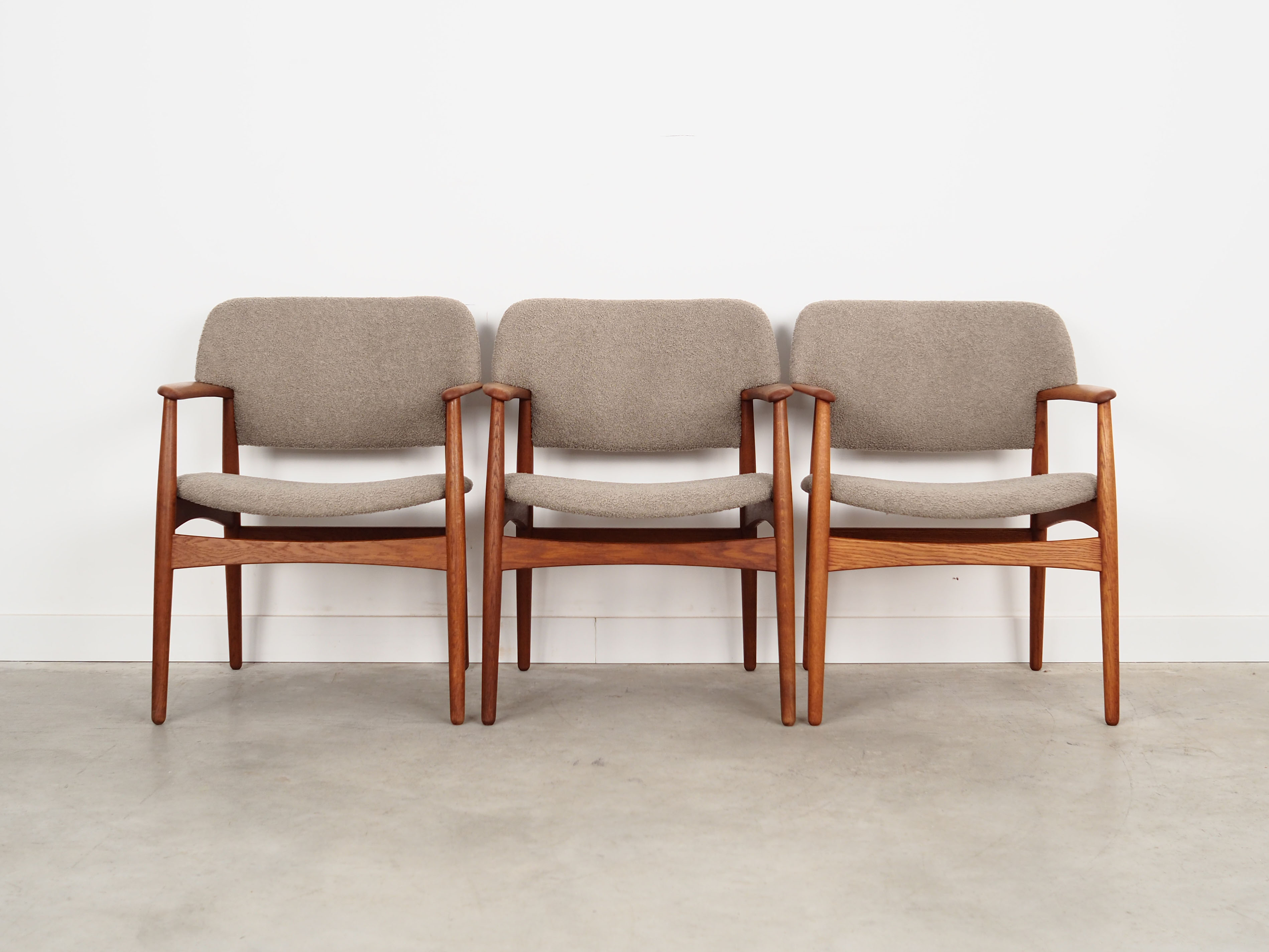 Oak armchair, Danish design, 1960s, designer: Ejner Larsen & Aksel Bender Madsen, production: Fritz