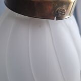 Art Nouveau table lamp with tulip shade