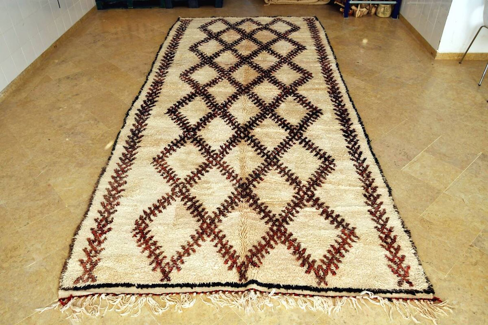 Tapis berbère Marmoucha vintage