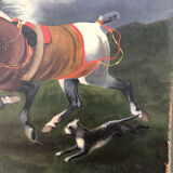Ancient equestrian painting