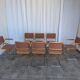 Ensemble de 8 chaises vintage Cesca par Bene Austria, chaises de salle à manger en chrome des années 50.