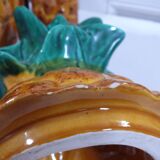 Pineapple-shaped punch set in Vallauris ceramic.