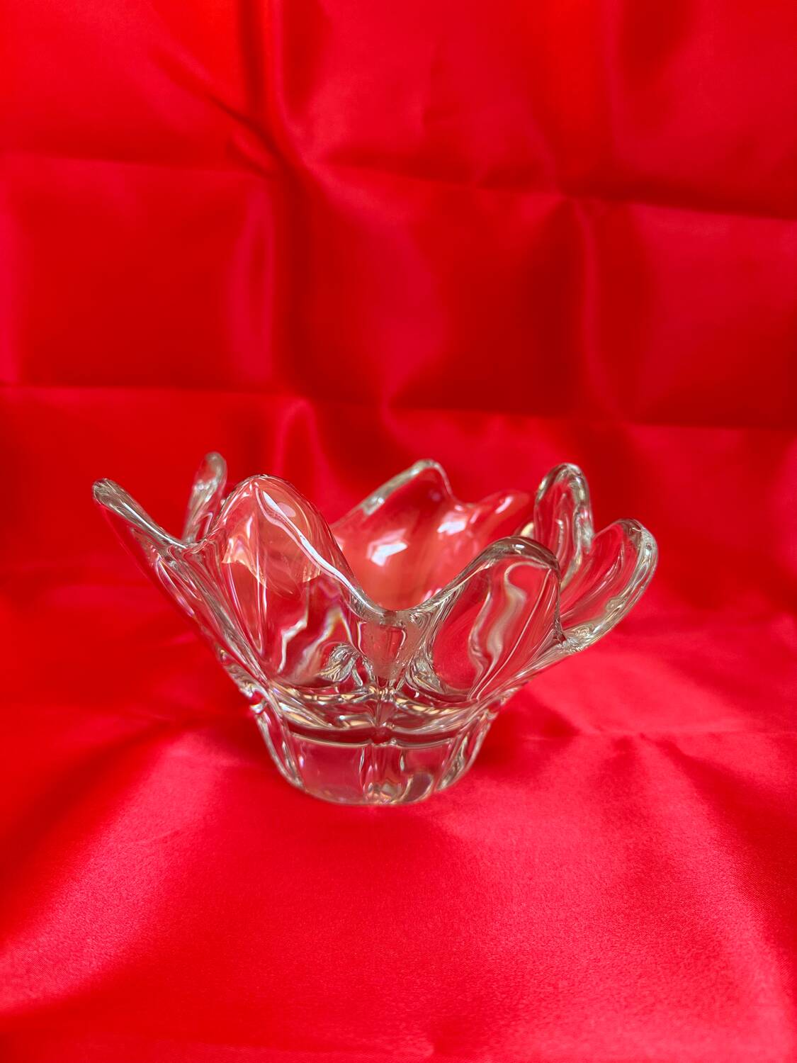 DAUM pocket emptier - Antique crystal