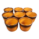 8 Terracotta ramekins