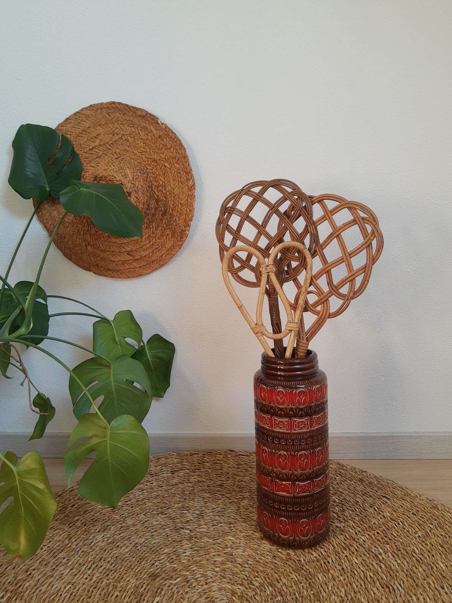 Ceramic floor vase 289-41 West Germany - vintage