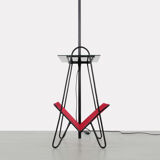 Lampadaire d'Europe de l'Est en métal 1950