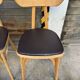 (Lot) 5 chaises modèle Banane estampillées Lutherma (Restaurées)