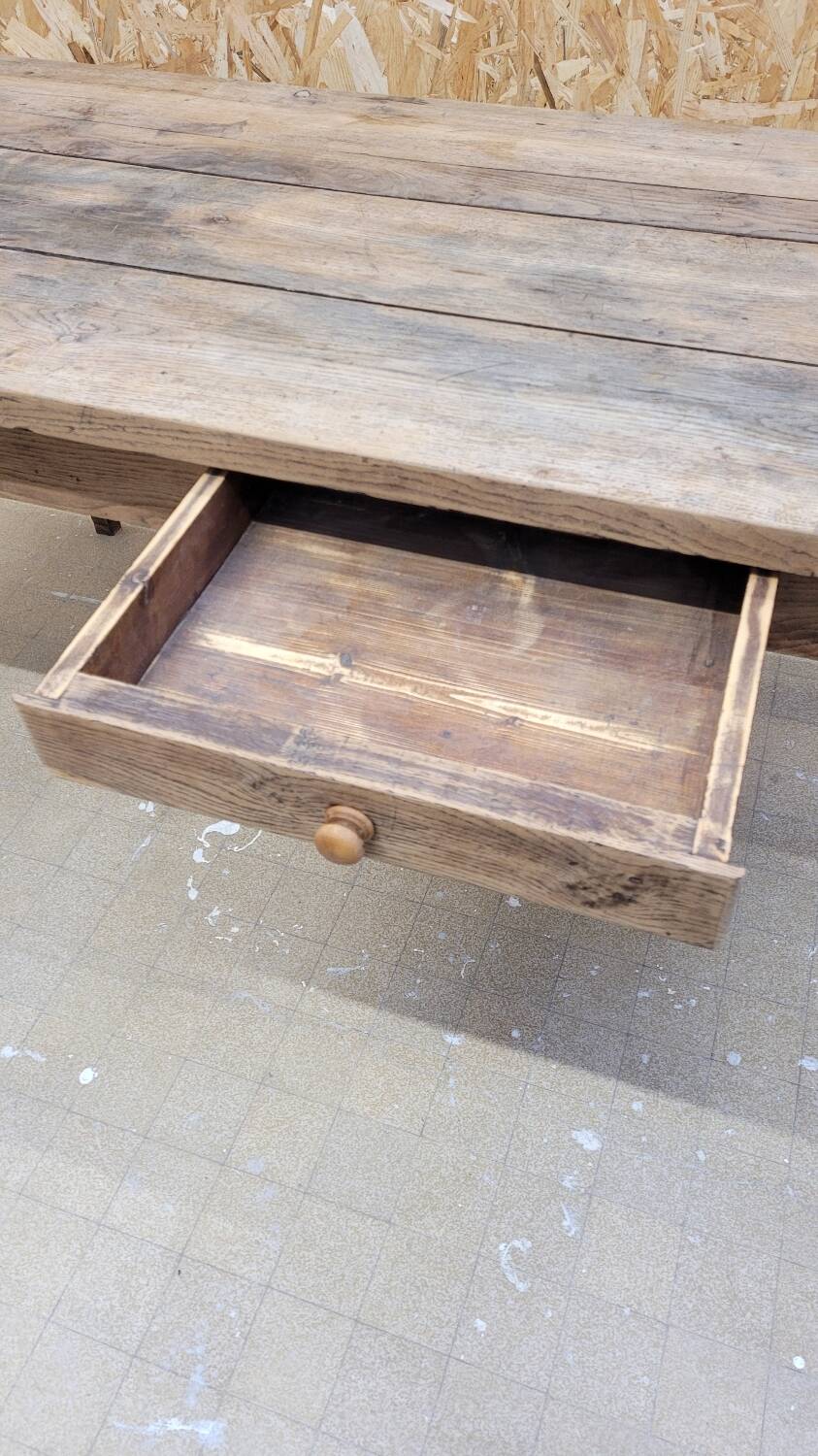 Oak farmhouse table