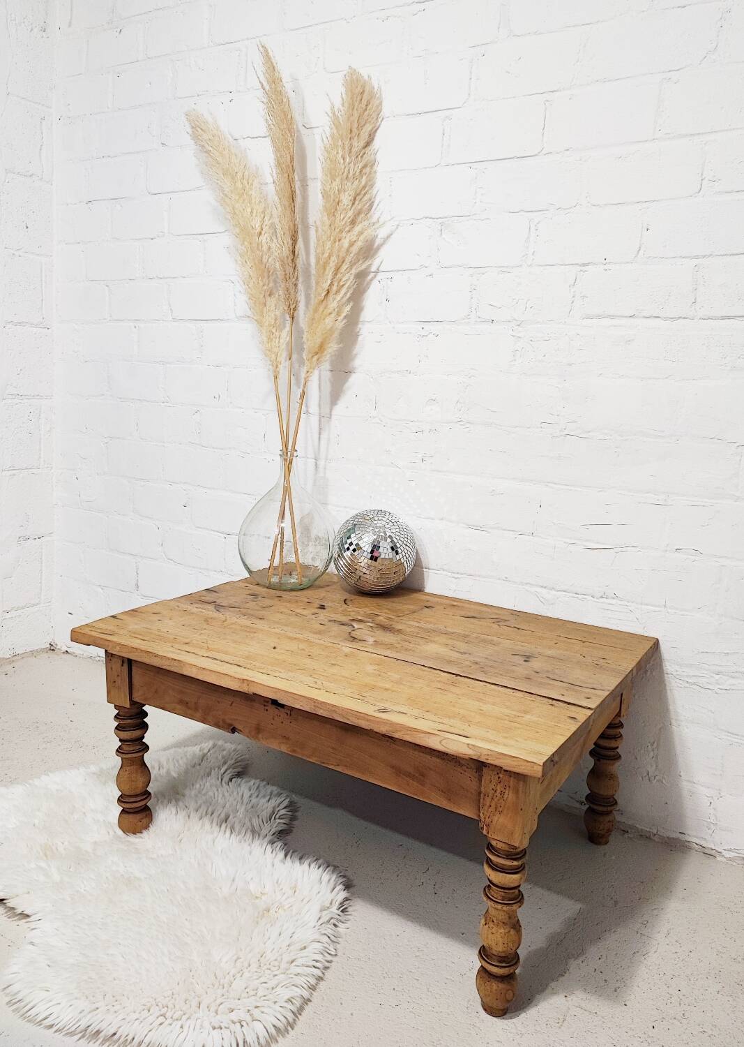Wooden coffee table