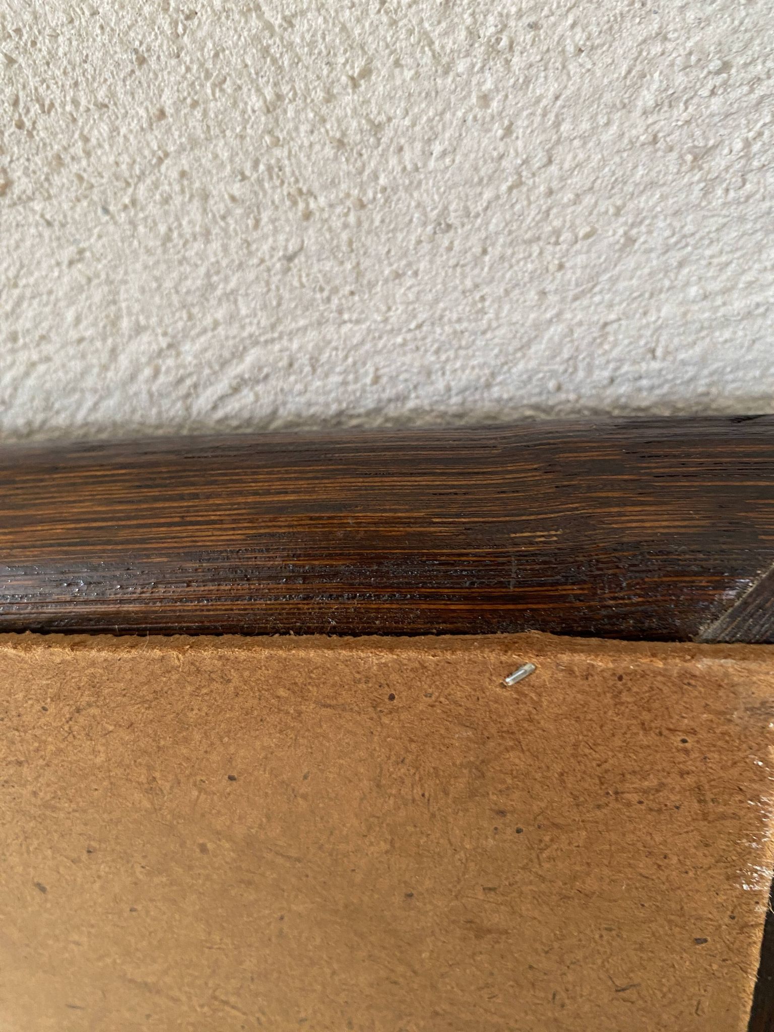 Miroir bois 37x60 cm, années 80