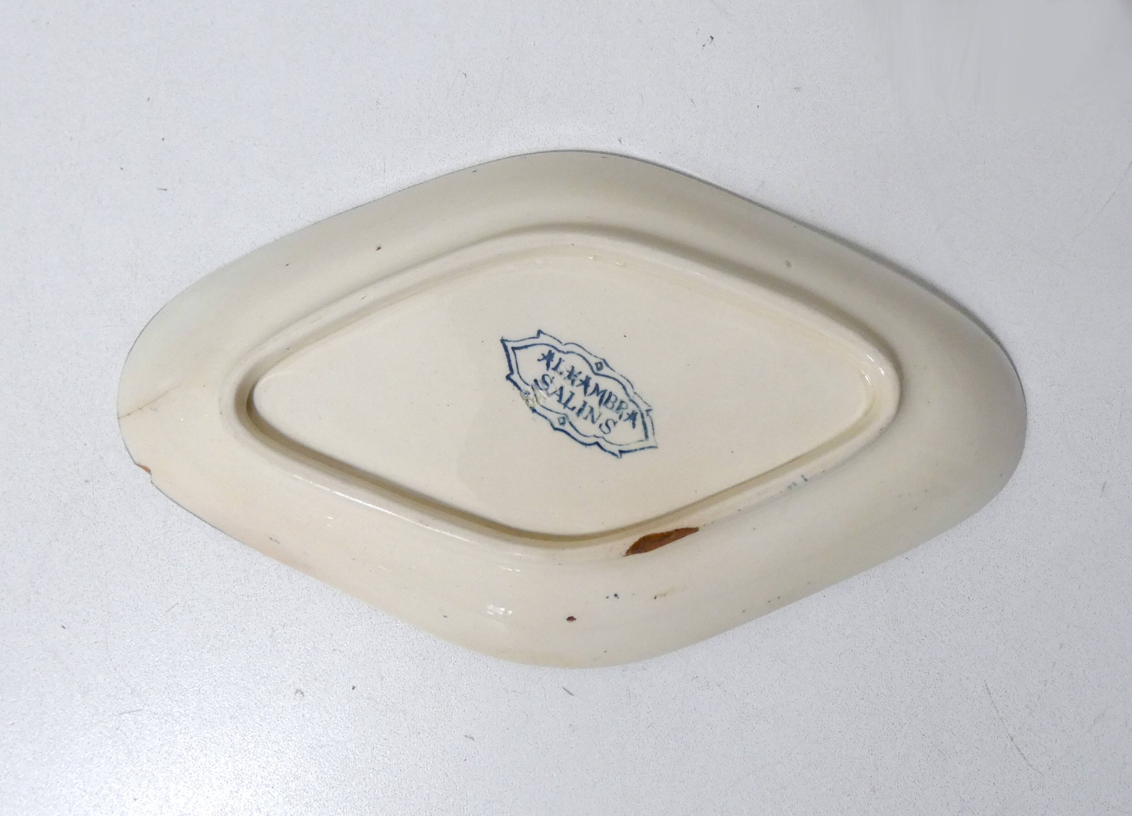 Iron earth dish alhambra salins art deco