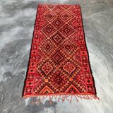 Moroccan rug Marmoucha red - 350 x 183 cm