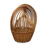 Lampe en rotin vintage